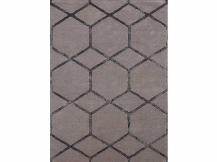 CHICAGO TAQ-195 Ashwood - Rug with geometric shapes _ Jaipur Rugs